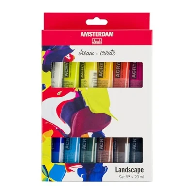 Abbildung von Amsterdam Standard Serie Acrylfarbe Landschaft Set 12 x