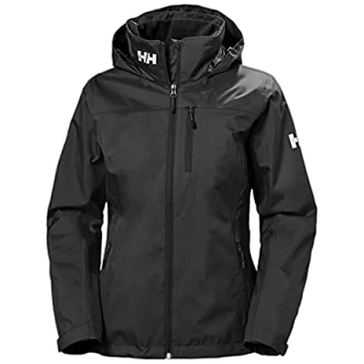 Abbildung von Damen Helly Hansen W Crew Hooded Midlayer Jacket, Schwarz, XS