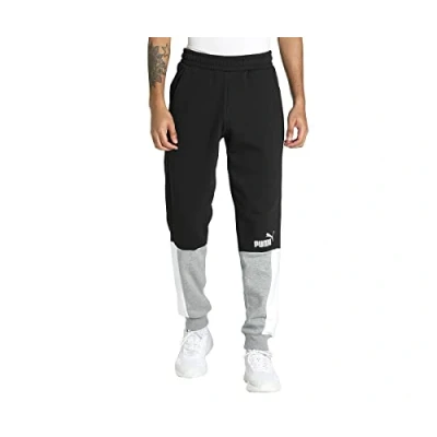 Abbildung von Puma Essentials Block Jogginghose, Herren, Größe: Medium, Black