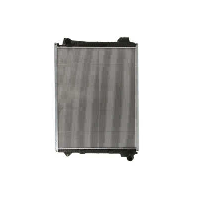 Abbildung von NISSENS 606321 Kühler, Motorkühlung Aluminium 970 719 40 mit Rahmen Kühlrippen gelötet