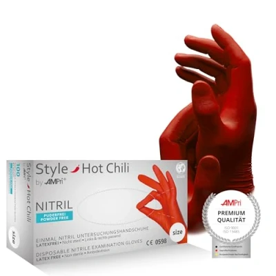 Abbildung von Style Hot Chili Unt.Hands.Nitril unster. 100 St