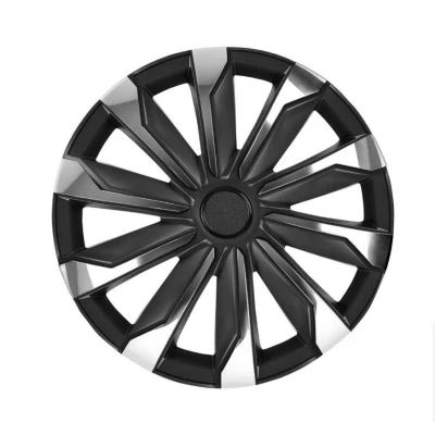 Abbildung von AUTO STYLE Satz Radzierblenden Typhoon 14 Zoll Chrom/Schwarz