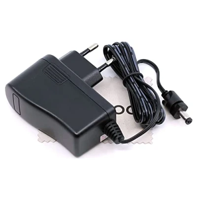 Abbildung von Ladegerät passend für Bosch BBH21830L/01, BBH218LTD/01, BBHF220/03, BBHL21840/03, BBHL21841/03, BBHL22BLCK/03, BHN1840L/01, BHN20L/01 Ladekabel Akku Staubsauger mit mungoo Displayputztuch