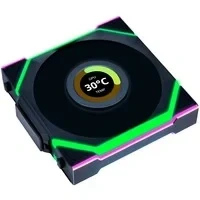 Abbildung von Lian Li UNI FAN SL Wireless LCD 120 ARGB Reverse Blade Gehäuselüfter