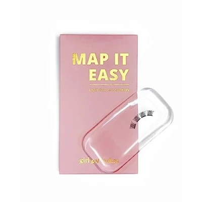 Abbildung von GirlGotLashes Map It Easy Lash Pad für Wimpernextensions Zum Platzieren &amp; Sortieren von Fake Lashes Silikon Wiederverwendbar