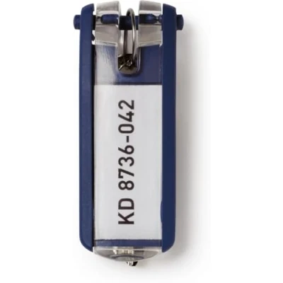 Abbildung von Durable Schlüsselanhänger Key Clip, 6 Stück, dunkelblau, 195707