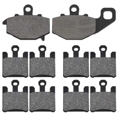 Abbildung von Road Passion Vorderseite &amp; Hinten Bremsbeläge Kompatibel mit Kawasaki Ninja ZX10R ZX1000C 2004 2005/ ZX1000D/ZX6R ZX636D 2006/ ZX6R ZX636C 2003 ZX6RR ZX600N 2005 2006