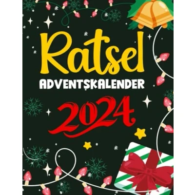 Abbildung von Rätsel Adventskalender 2024: Der Weihnachtskalender mit 72 Rätseln in großer Schrift für Erwachsene &amp; Rentner, Sudoku, Wortsuche, Logikaufgaben