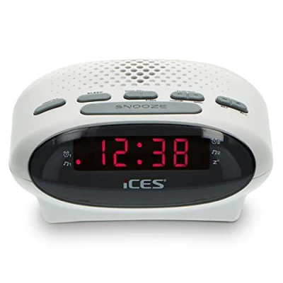 Abbildung von Lenco Ices radiowecker icr 210 weiss A002214