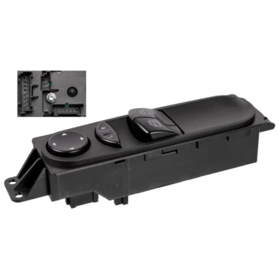 Abbildung von FEBI BILSTEIN 107928 Schalter, Fensterheber VOLKSWAGEN: Crafter 30 50 Kastenwagen, 35 Bus, Pritsche/Fahrgestell