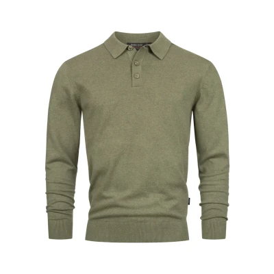 Abbildung von Indicode Jeans Inchips Strickpullover, Herren, Größe: Small, Army mix