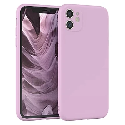 Abbildung von EAZY Case Silikonhülle für iPhone 11 Hülle Silikon Violett weich stoßfeste Handyhülle Schutzhülle mit Kameraschutz Dünn Premium Schutz Cover TPU Phone Bumper in Flieder