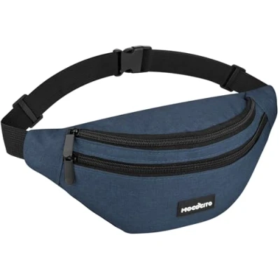 Abbildung von MOCOCITO Bauchtasche Gürteltasche für Damen und Herren, Hüfttasche, Brusttasche Groß Handytasche 120CM/135CM Gurt Verstellbarer Outdoor Sport Camping Wandern Fahrrad Geschenke Frauen Männe