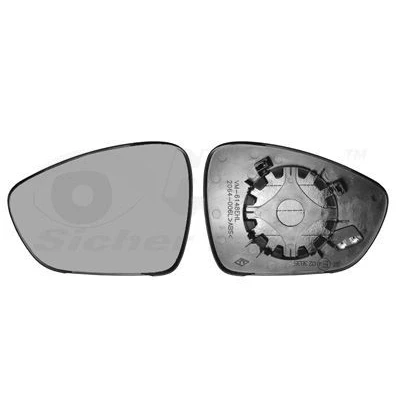 Abbildung von VAN WEZEL 4068837 Außenspiegelglas links PEUGEOT: 508 I SW