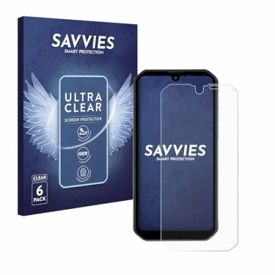 Abbildung von Savvies 6 Stück Schutzfolie für Blackview BV9900 Pro Displayschutz Folie Ultra Transparent