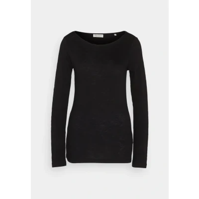 Abbildung von Marc O&#039;Polo LONG Sleeve BOAT NECK Langarmshirt, Damen, Größe: XXS, Black
