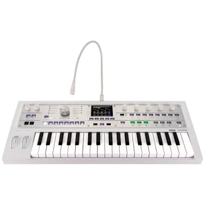 Abbildung von Korg microKORG 2 37 Key Analoger Synthesizer und Gesangsprozessor Limitierte Auflage in Weiß