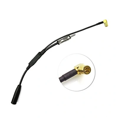 Abbildung von Eightwood DAB Antenne Splitter SMB auf DIN Stecker Kabel FM FM/AM Radiokabel für Autoantenne Radio