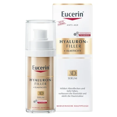 Abbildung von Eucerin Hyaluronfiller + Elasticity 3D Serum ANTI AGE Faltencreme Serum, Damen, Größe: 30 ml,