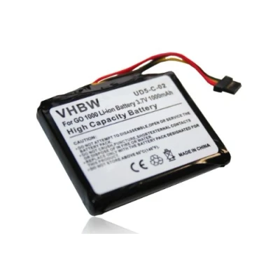 Abbildung von vhbw Akku kompatibel mit Tomtom 4CR5.002.02, 4CR52 GPS Navigation Navi (1000 mAh, 3,7 V, Li Ion)