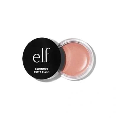Abbildung von e.l.f. Luminous Putty Blush, to Powder, Aufbaubar Mit Dezentem Schimmer Finish, Hochpigmentiert &amp; Cremig, Vegan Tierversuchsfrei, Maui, 10 g