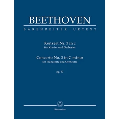 Abbildung von Konzert für Klavier und Orchester Nr. 3 c Moll op. 37. Studienpartitur, Urtextausgabe