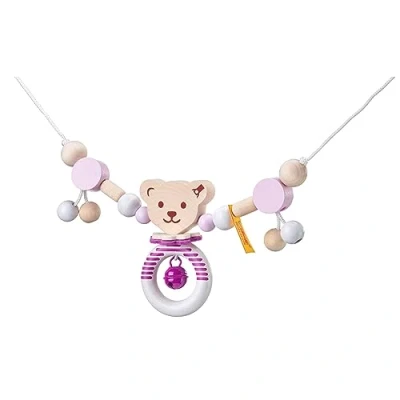 Abbildung von Selecta Kinderwagenkette Steiff by Selecta®, rosa, Made in Germany