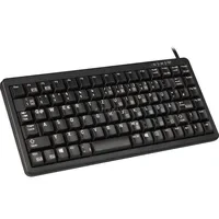 Abbildung von CHERRY G84 4100, Ultra Flache Kompakttastatur, USB Anschluss, Deutsches Layout (QWERTZ), mit Windows Taste, Platzsparend &amp; Leicht, 20 Mio. Anschläge, Schwarz