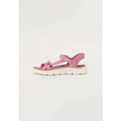 Abbildung von Skechers GO WALK FLEX Riemensandalette, Damen, Größe: 37, Mauve Schuhe