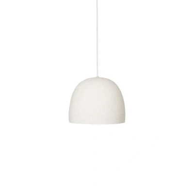 Abbildung von ferm LIVING Hängeleuchte Speckle, Ø 30,5 cm, Keramik, weiß