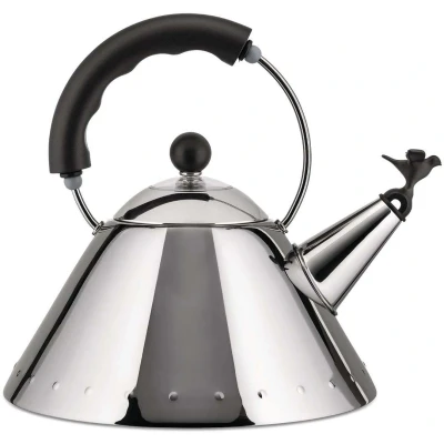 Abbildung von Alessi Wasserkessel 9093 B Schwarz 2 Liter von Micheal Graves