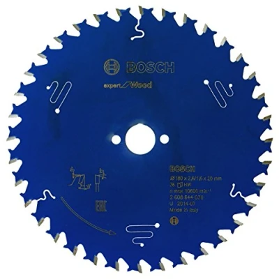 Abbildung von Bosch Professional Kreissägeblatt Expert for Wood (Holz, 180 x 20 2,6 mm, 36 Zähne, Zubehör Kreissäge)
