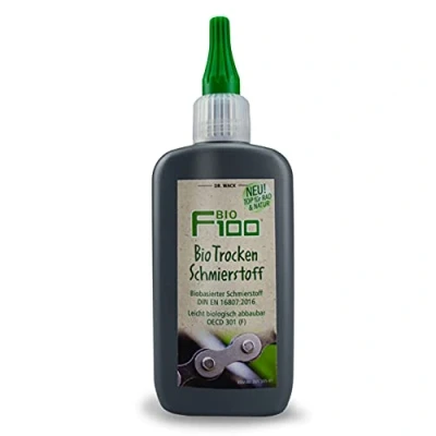Abbildung von DR. WACK F100 Bio Trocken Schmierstoff für Fahrrad 100 ml Kettenschmiermittel schmutz &amp; wasserabweisend Schutz vor Verschleiß Schmiermittel alle Fahrräder Hochwertige Fahrradpflege
