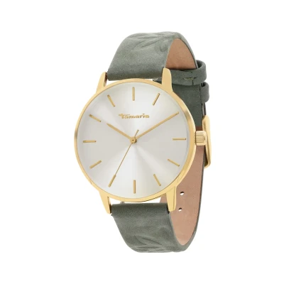 Abbildung von Tamaris Damen Analog Quarz Uhr mit Leder Armband TT 0205 LQ