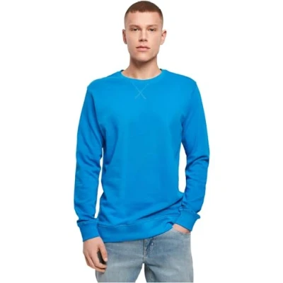 Abbildung von Build Your Brand Herren BY010 Light Crew Sweatshirt Sweater, white, L