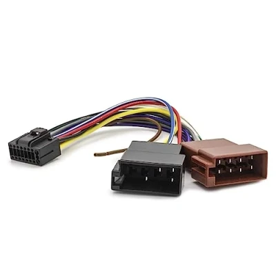Abbildung von Sound way Auto Radio Adapter Kabel Stecker Plug&amp;Play DIN ISO 16 Pin Kabelbaum f JVC KD R