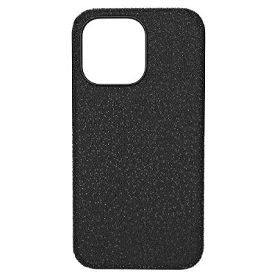 Abbildung von Swarovski High Smartphone Schutzhülle für Das iPhone 13 Pro, Schwarze Handyhülle mit Strahlenden Kristallen