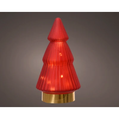 Abbildung von Lumineo LED Baum rot/warmes weiss 19,5cm