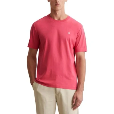 Abbildung von Marc O&#039;Polo Short Sleeve LOGO Tshirt basic, Herren, Größe: Small, Raspberry pink