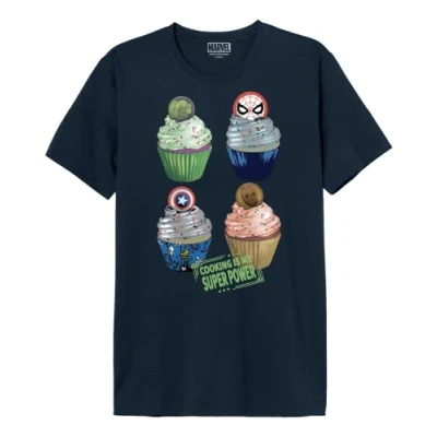 Abbildung von Marvel Herren Memarcots278 T Shirt, Marineblau, XS