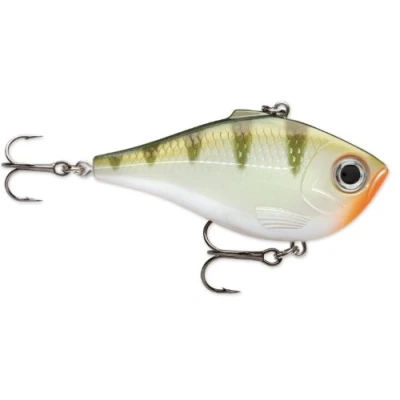 Abbildung von Rapala Rippin&#039; Rap Angelköder Slender Body &amp; Lipless Crank Angelzubehör Süßwasser Spinnköder Variable Lauftiefe Fischköder 7cm, 24g Hergestellt in Estland Yellow Perch