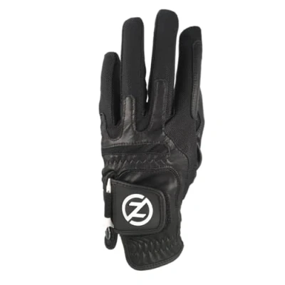 Abbildung von Zero Friction Herren Ultra Feel Cabretta Leder Linke Hand Golfhandschuh, Schwarz