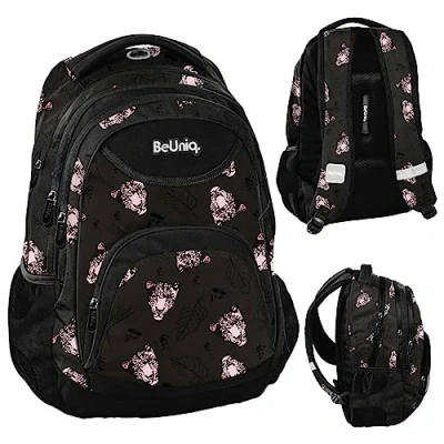 Abbildung von PASO BU23PR 2708, Schulrucksack Panthera BeUniq, Black