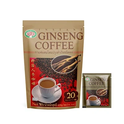 Abbildung von Super Instant Coffee, Ginseng, 20 Count