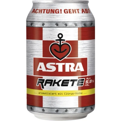 Abbildung von Astra Rakete Citrus Vodka Dose (Einweg)
