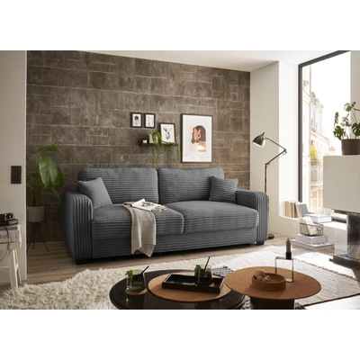 Abbildung von ED EXCITING DESIGN Schlafsofa &quot;Carrara&quot;, frei im Raum stellbar, mit Bettkasten, Schlaffunktion und 4 Kissen