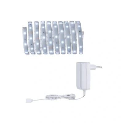 Abbildung von Paulmann 79873 LED Stripe MaxLED 250 Basisset 3m Daylight IP44 Protect Cover incl. 1x12 Watt Strip Lichtband 6500 K