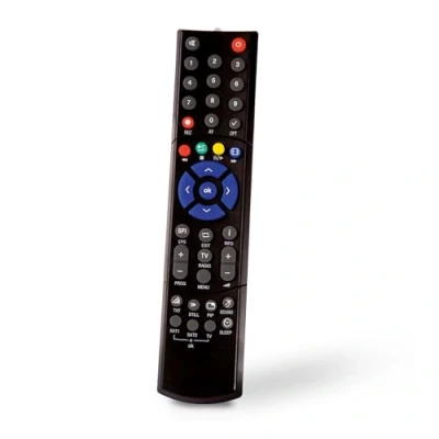 Abbildung von TechniSat Fernbedienung PVR 235 Original Ersatzfernbedienung ohne Logo passend zu DIGICORDER HD S2/K2, TECHNISTAR S1/S2/K1, schwarz