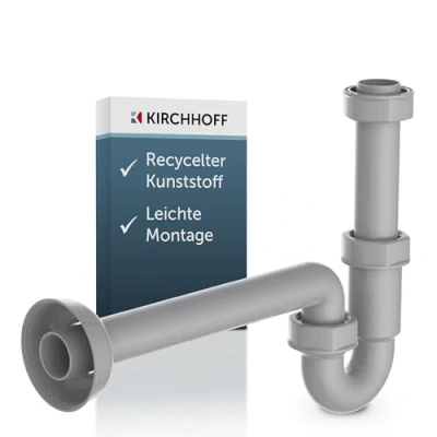 Abbildung von Kirchhoff Siphon ECO SAVE, (Set), KS Röhrensiphon, 1 1/4&quot; x 32 mm