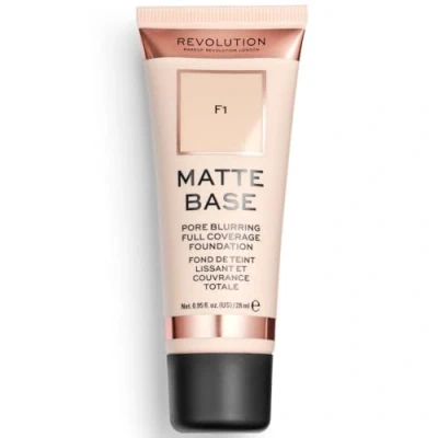 Abbildung von Make up Revolution Matte Basis Fundament F1